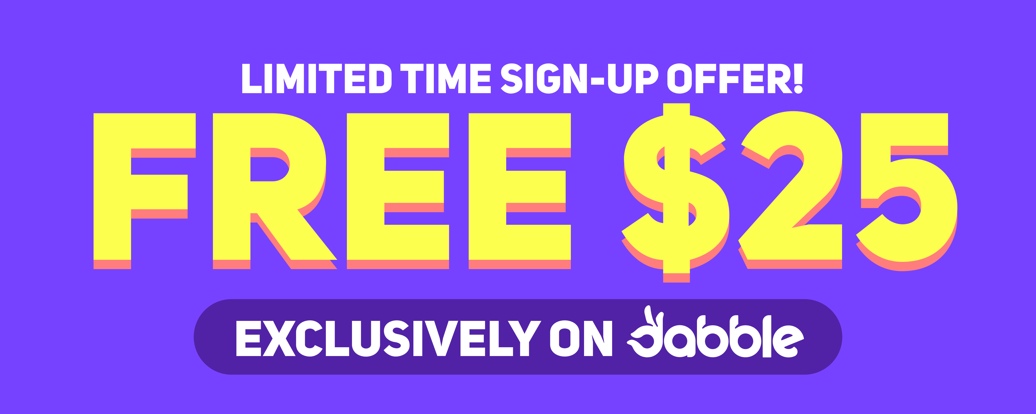 dabble fantasy free $25. 